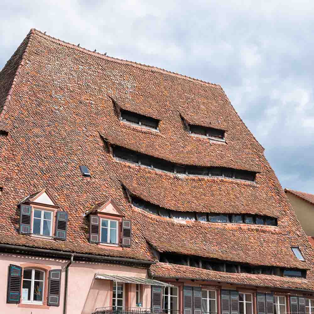 Haus Maison du sel in Wissembourg im Elsass.