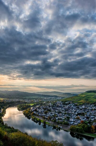 Sonnenuntergang in Kues <em>1zu1</em>