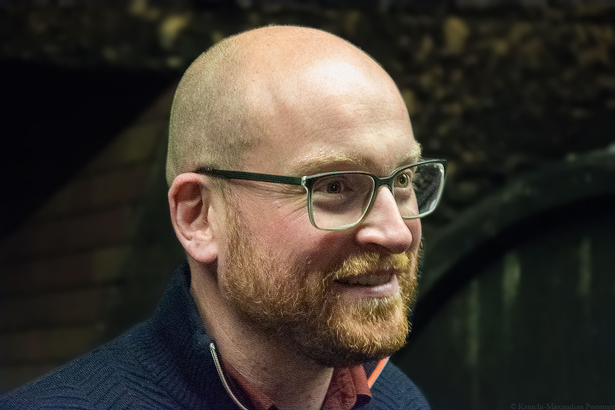 Johannes Haart im Weinkeller