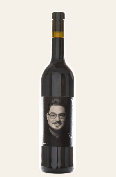 VinVenture Tom Benz Cabernet Sauvignon "schiefer Rebell" 2018 in dunkler Weinflasche