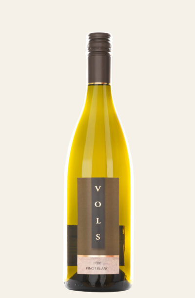 Vols Pinot Blanc trocken 2020 Flasche in gelber Farbe
