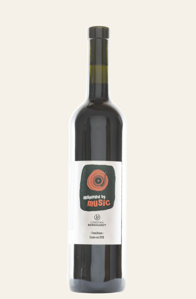 Christian Bernhardt - Frenchman - Cuvée rot 2018 trocken in dunkler Weinflasche mit weißem Etikett